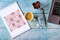 Flowers Background Clear Stamps for Card Making Scrapbooking Crafting DIY Decorations, Flowers Transparent Silicone Seal Stamps for Embossing Album Crafts